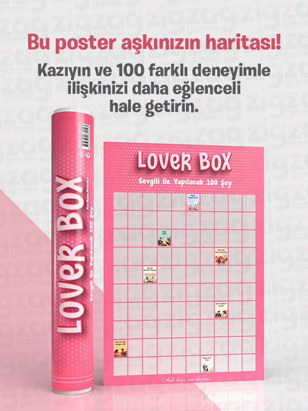 Lover Box Sevgili ile Yapılacak 100 Şey Kazı Kazan Posteri
