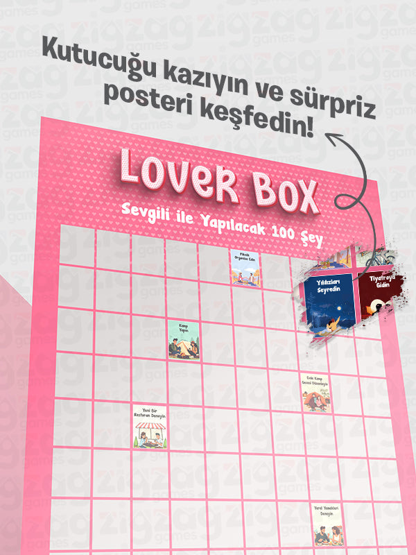 Lover Box Sevgili ile Yapılacak 100 Şey Kazı Kazan Posteri