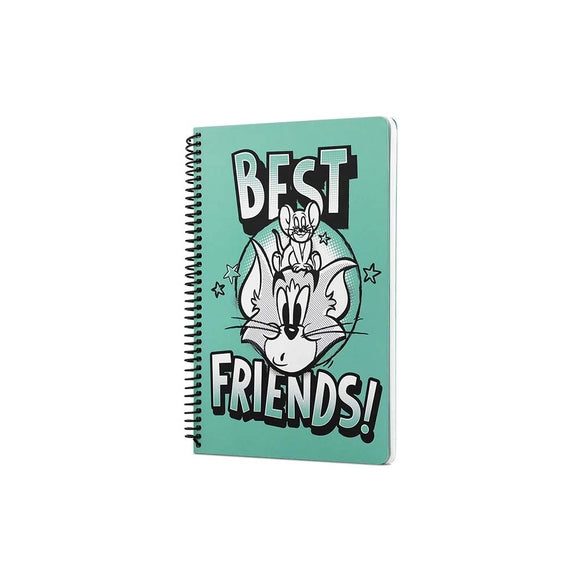 Tom & Jerry Best Friend’s Spiralli Defter Yeşil