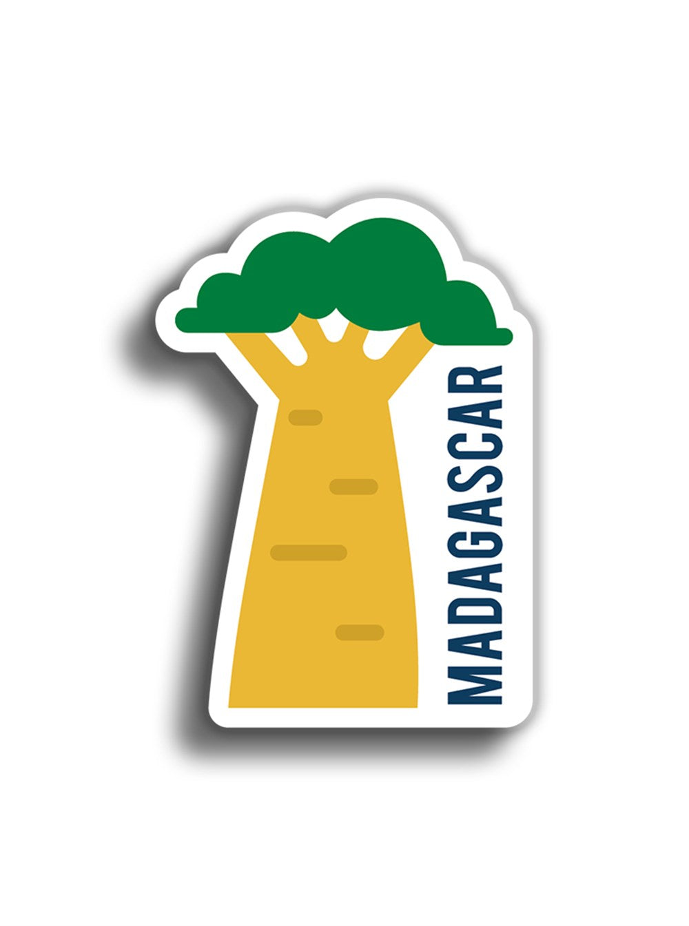 Madagaskar 10x7 cm Sticker