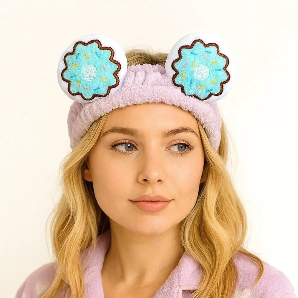 Donut Figürlü Peluş Saç Bandı