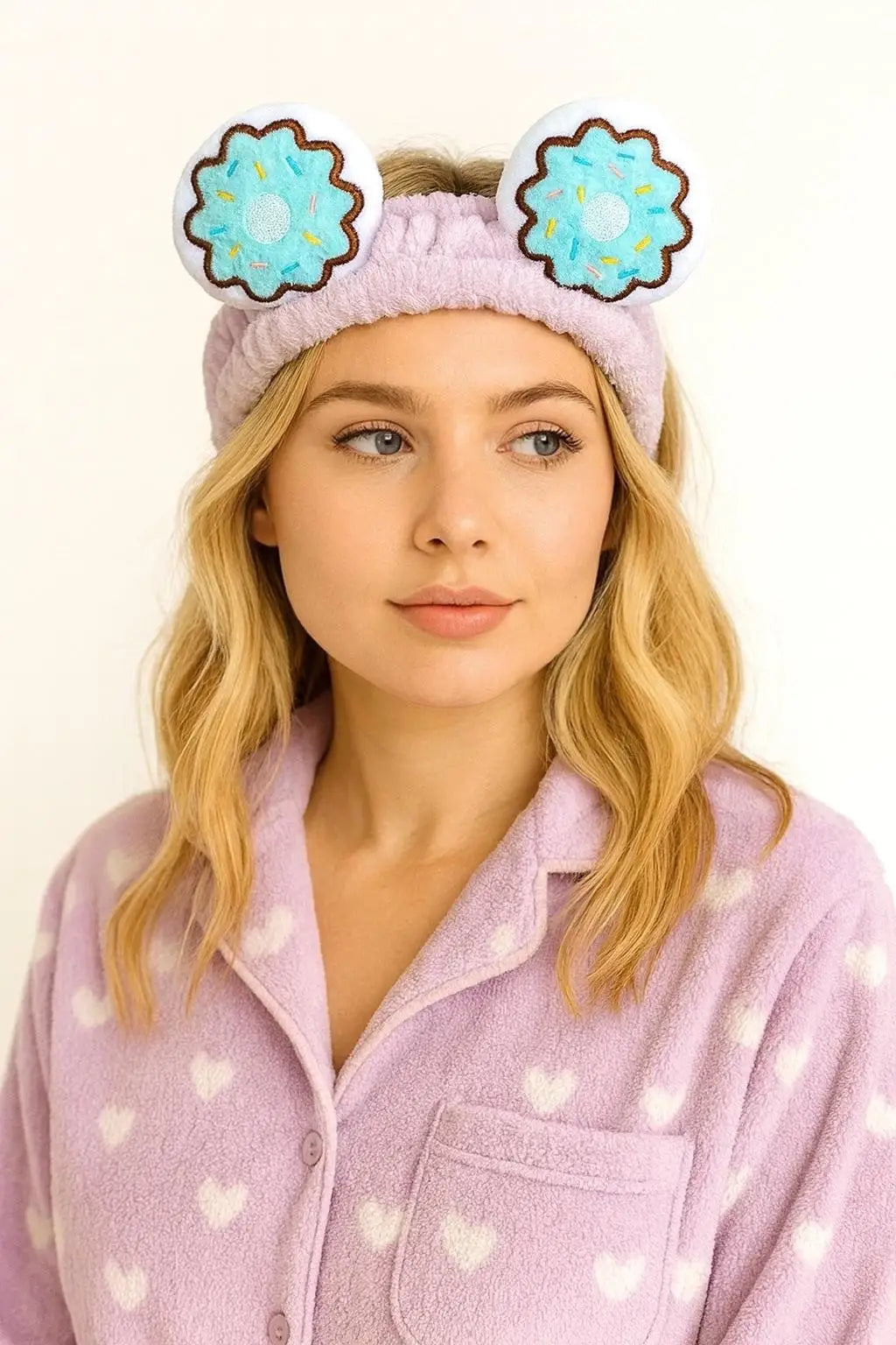 Donut Figürlü Peluş Saç Bandı