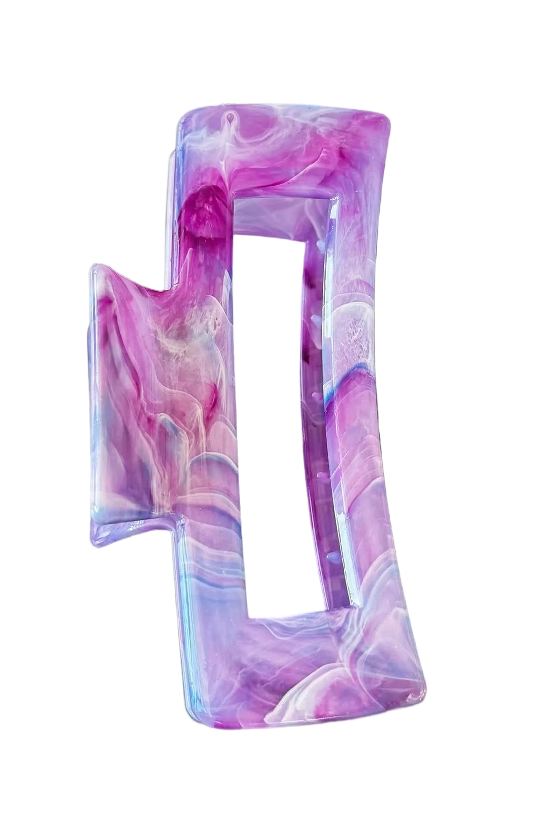 Mor Mermer Desenli Kemik Toka