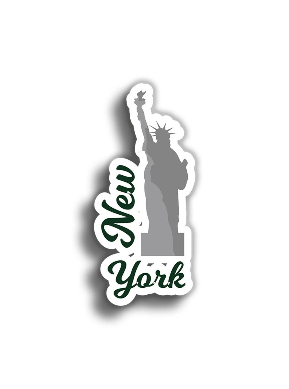 New York 11x5 cm Sticker