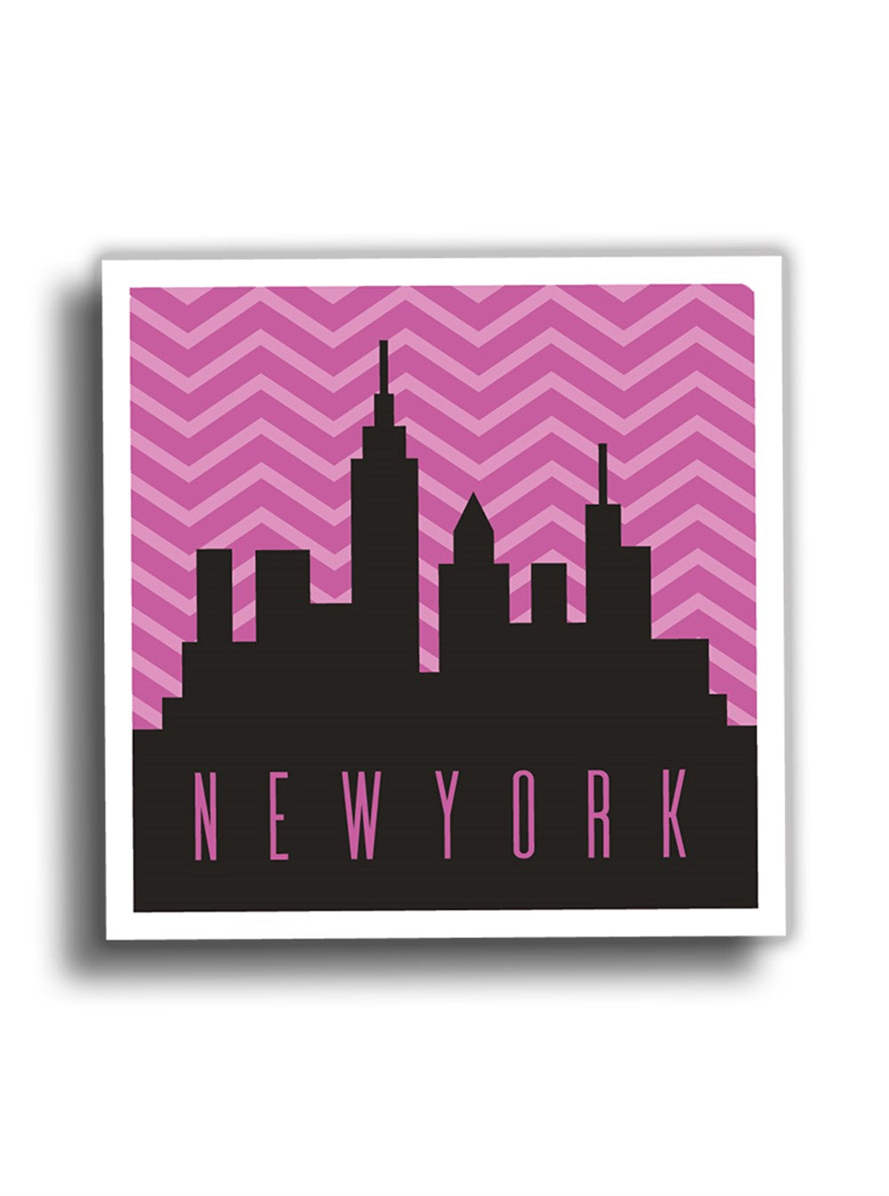 New York 10x10 cm Sticker