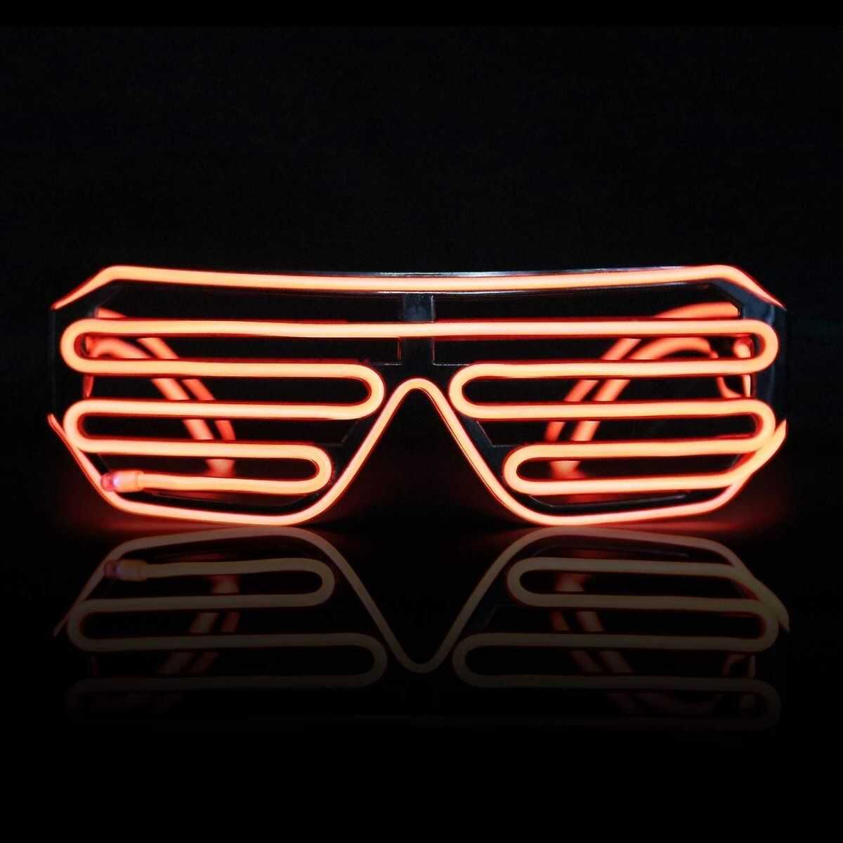 Parti Gözlük Led Işıklı Turuncu