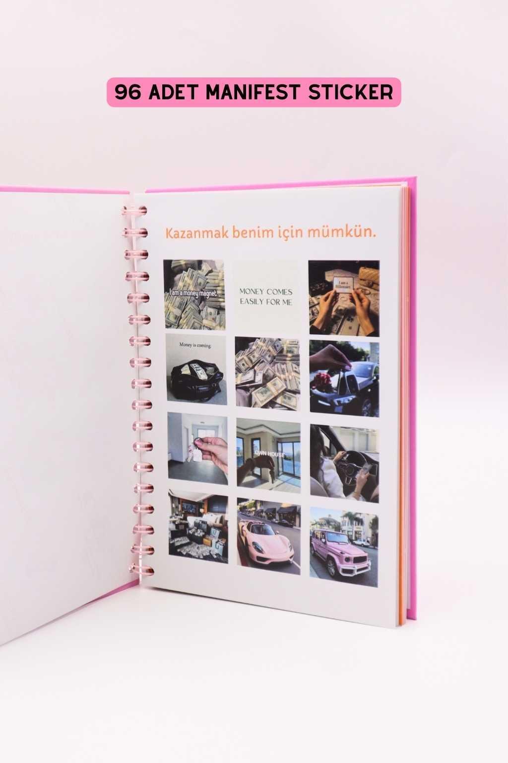 Manifest Günlüğü Ajanda Pembe