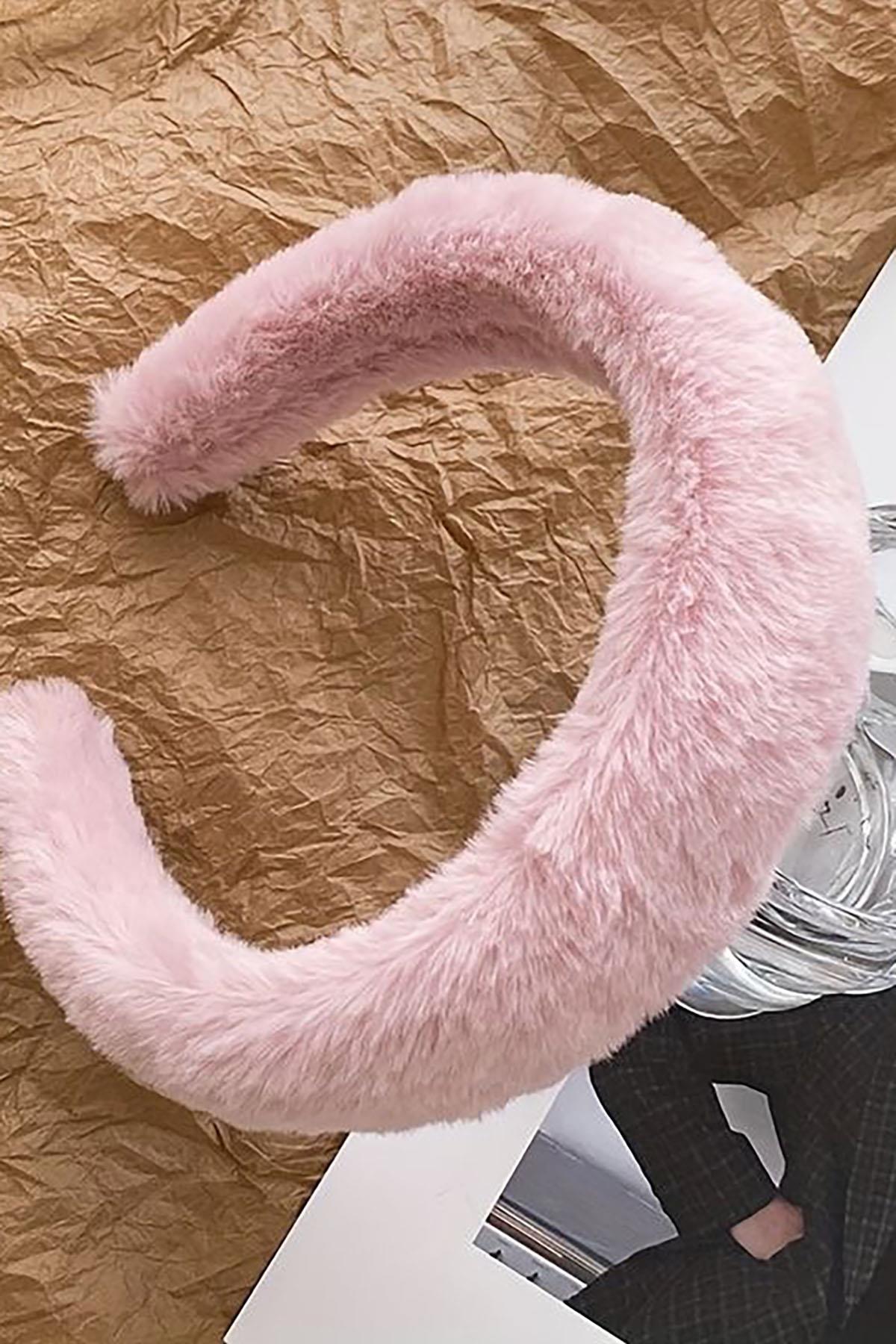 Pembe Peluş Taç