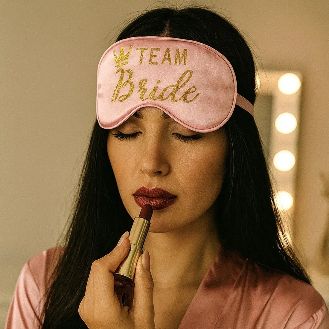 Team Bride - Saten Uyku Bandı