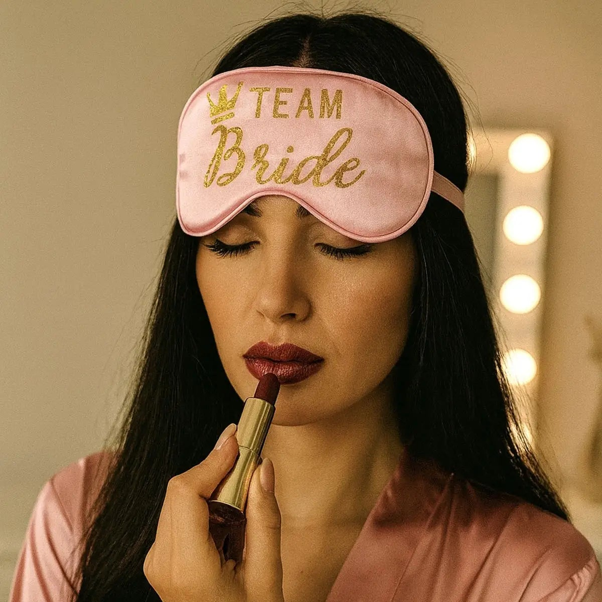 Team Bride - Saten Uyku Bandı