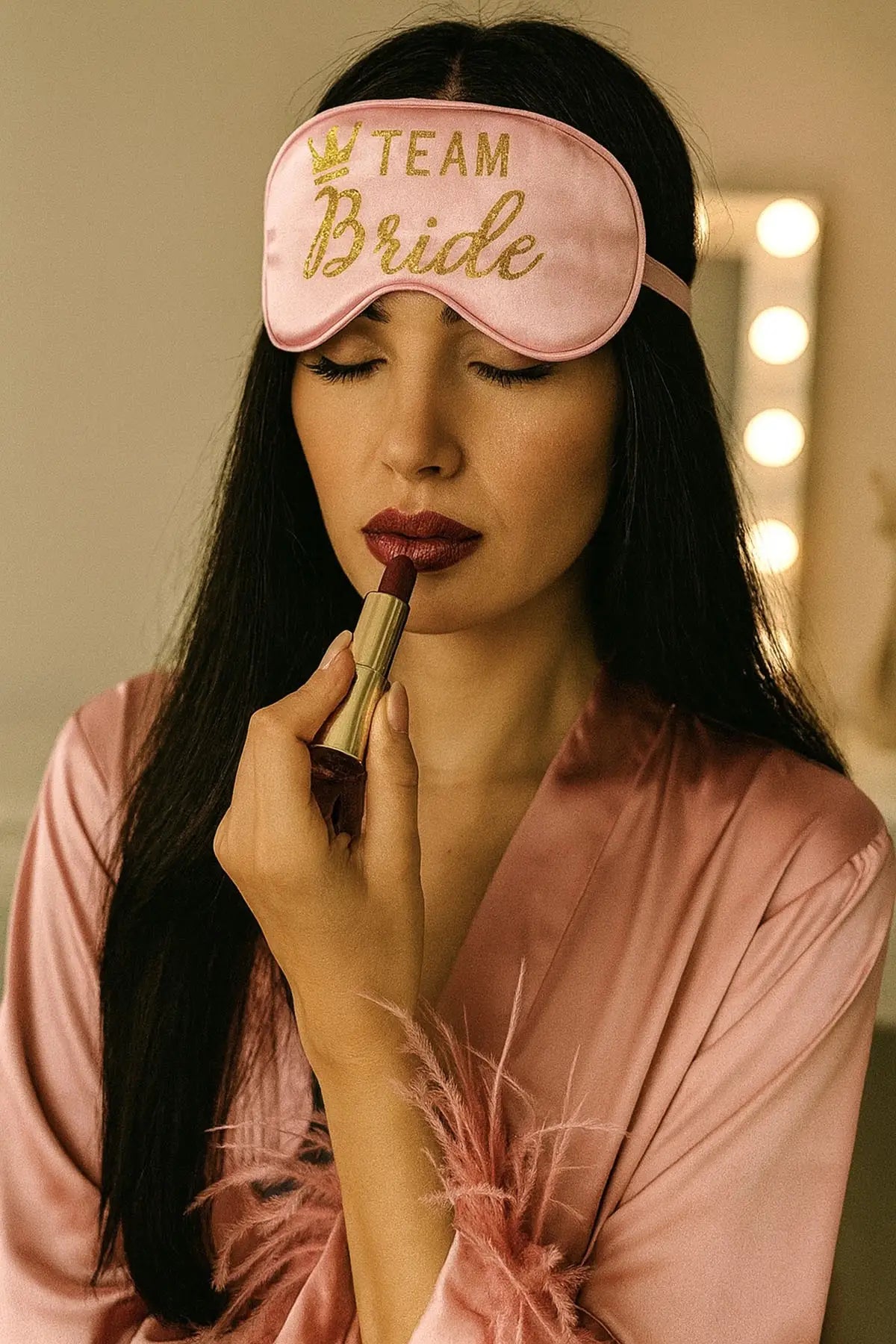 Team Bride - Saten Uyku Bandı