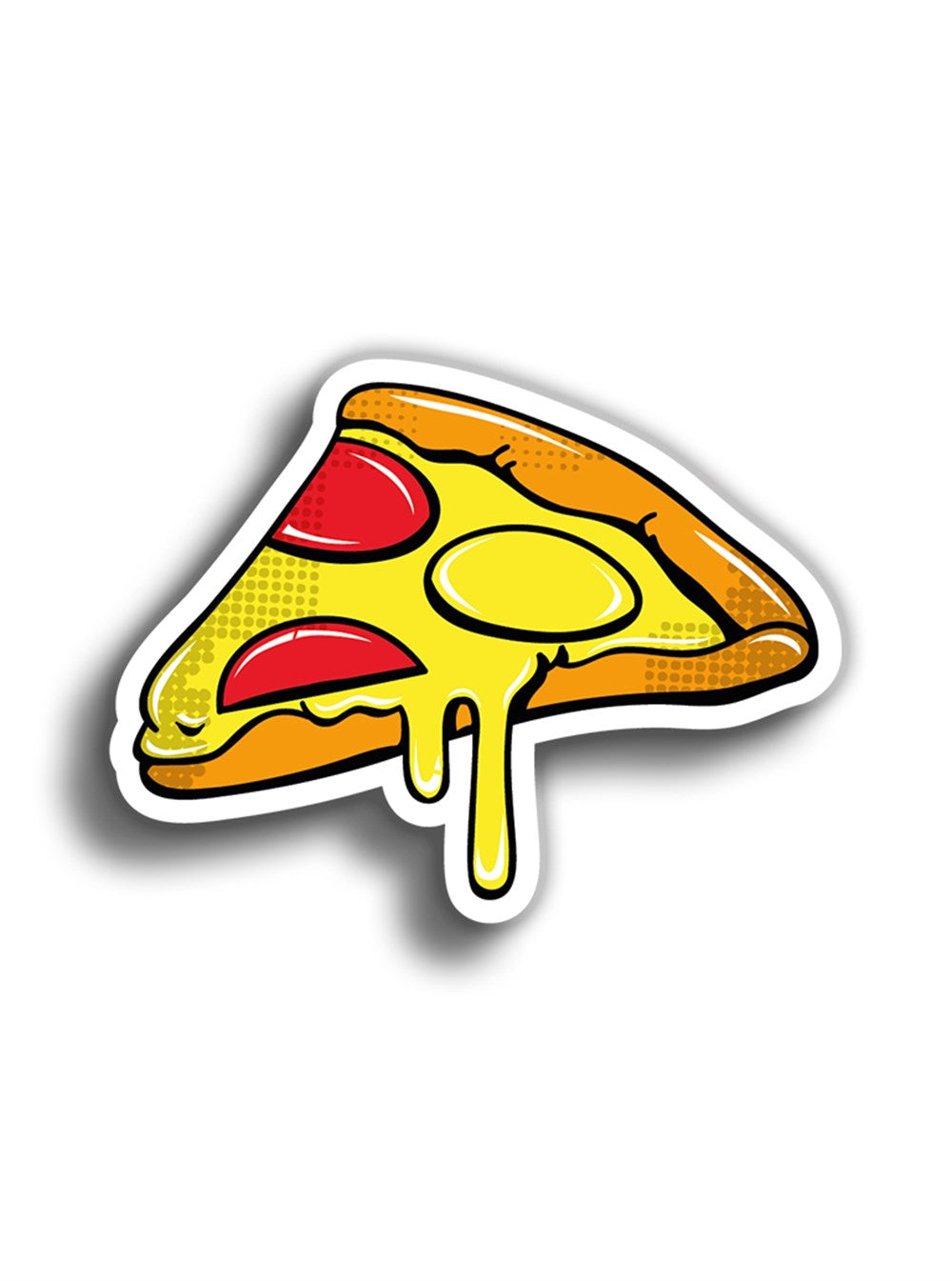 Pizza Dilimi 9x7 cm Sticker