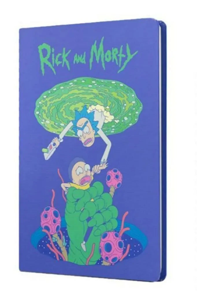 Rick And Morty Sert Kapak Butik Defter Mor