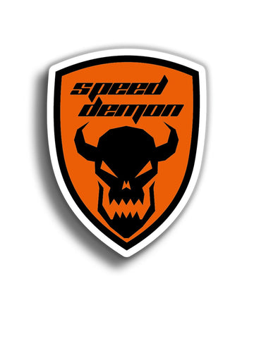 Speed Demon 12x9 cm Sticker