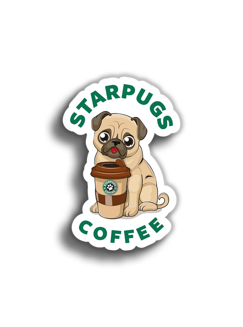 Starpugs 10x7 cm Sticker