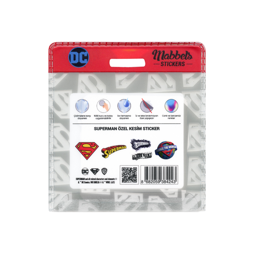 Superman Özel Kesim Sticker Seti