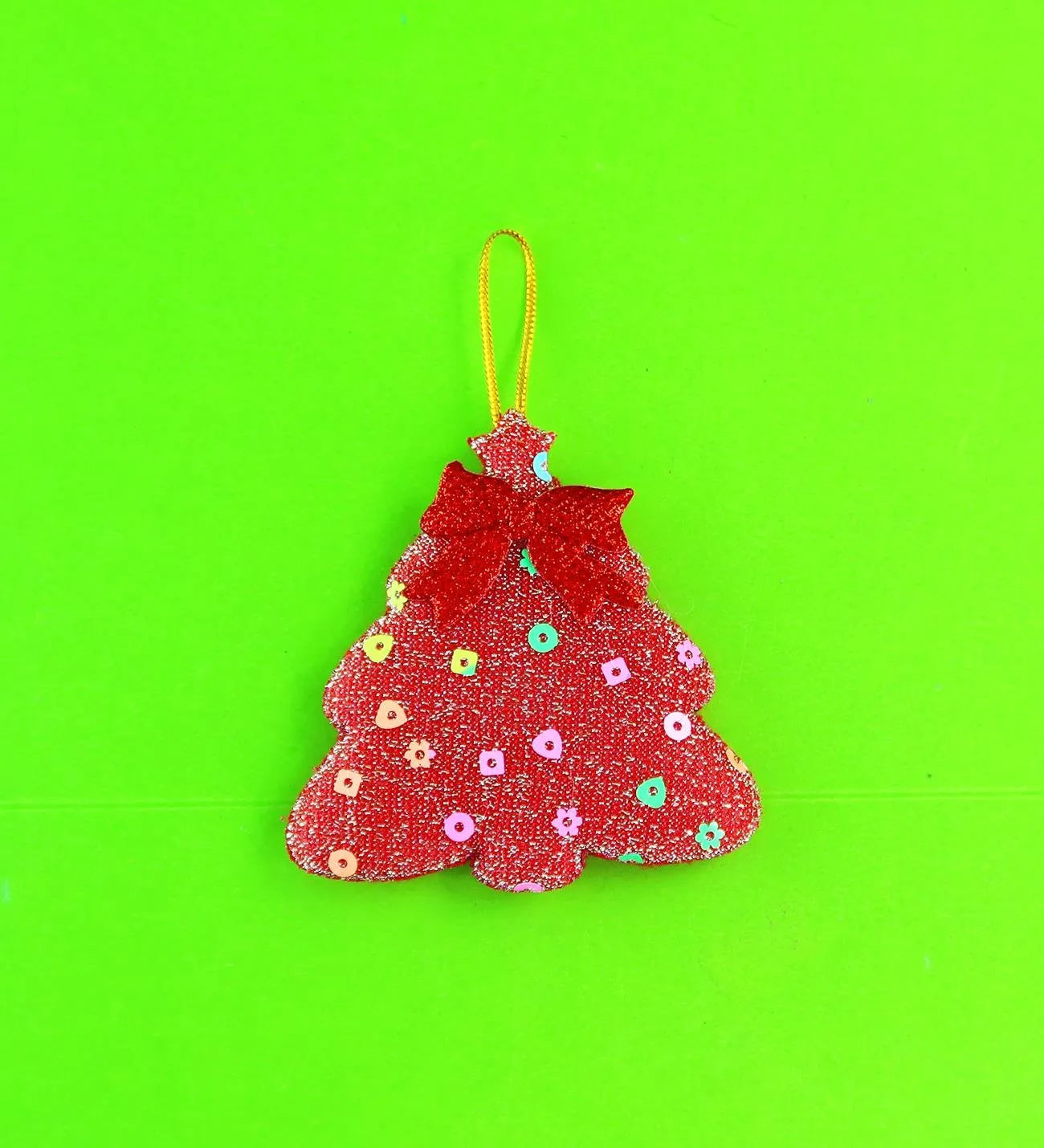 Tekstil Yılbaşı Süsü 8x11 cm