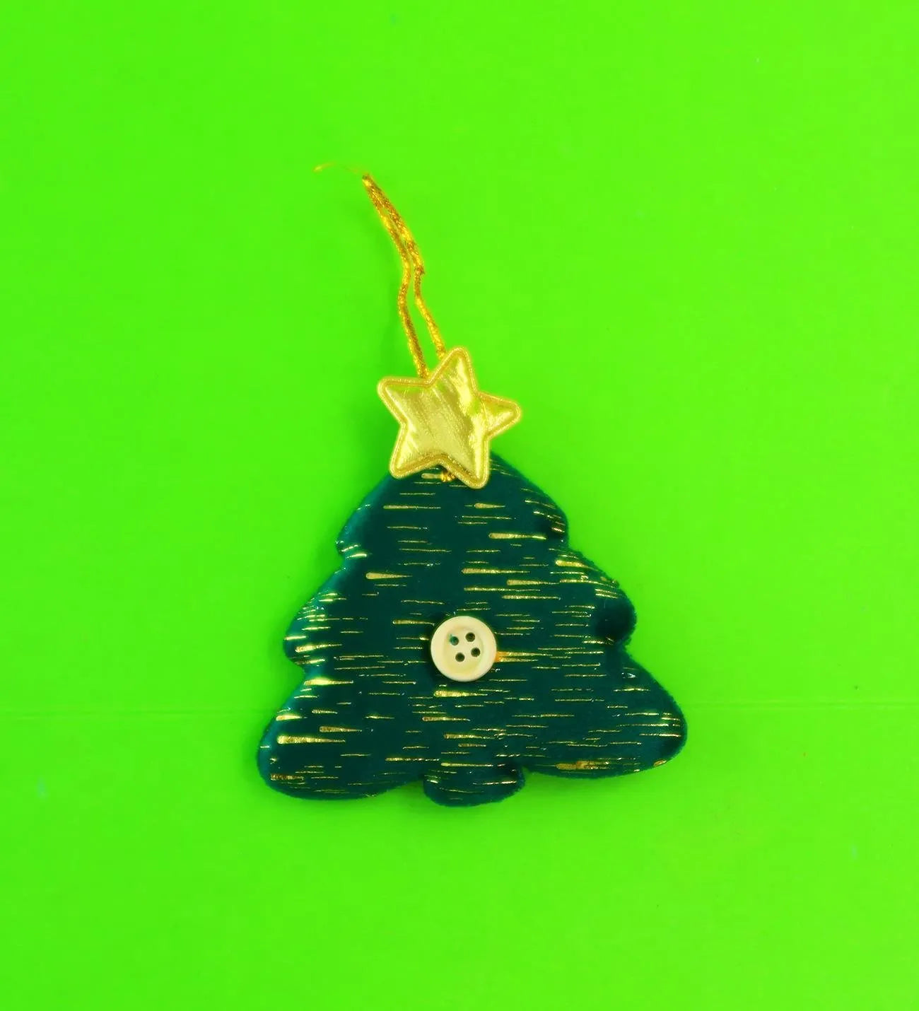 Tekstil Yılbaşı Süsü 8x11 cm