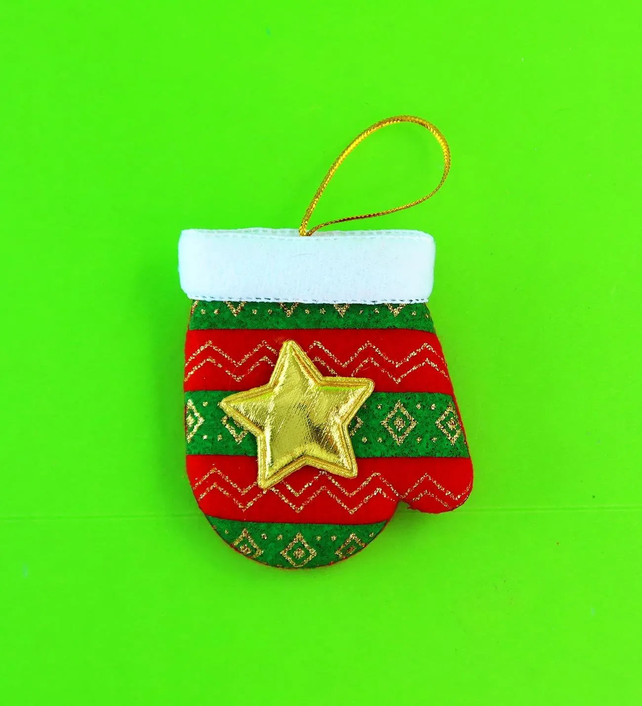 Tekstil Yılbaşı Süsü 8x11 cm