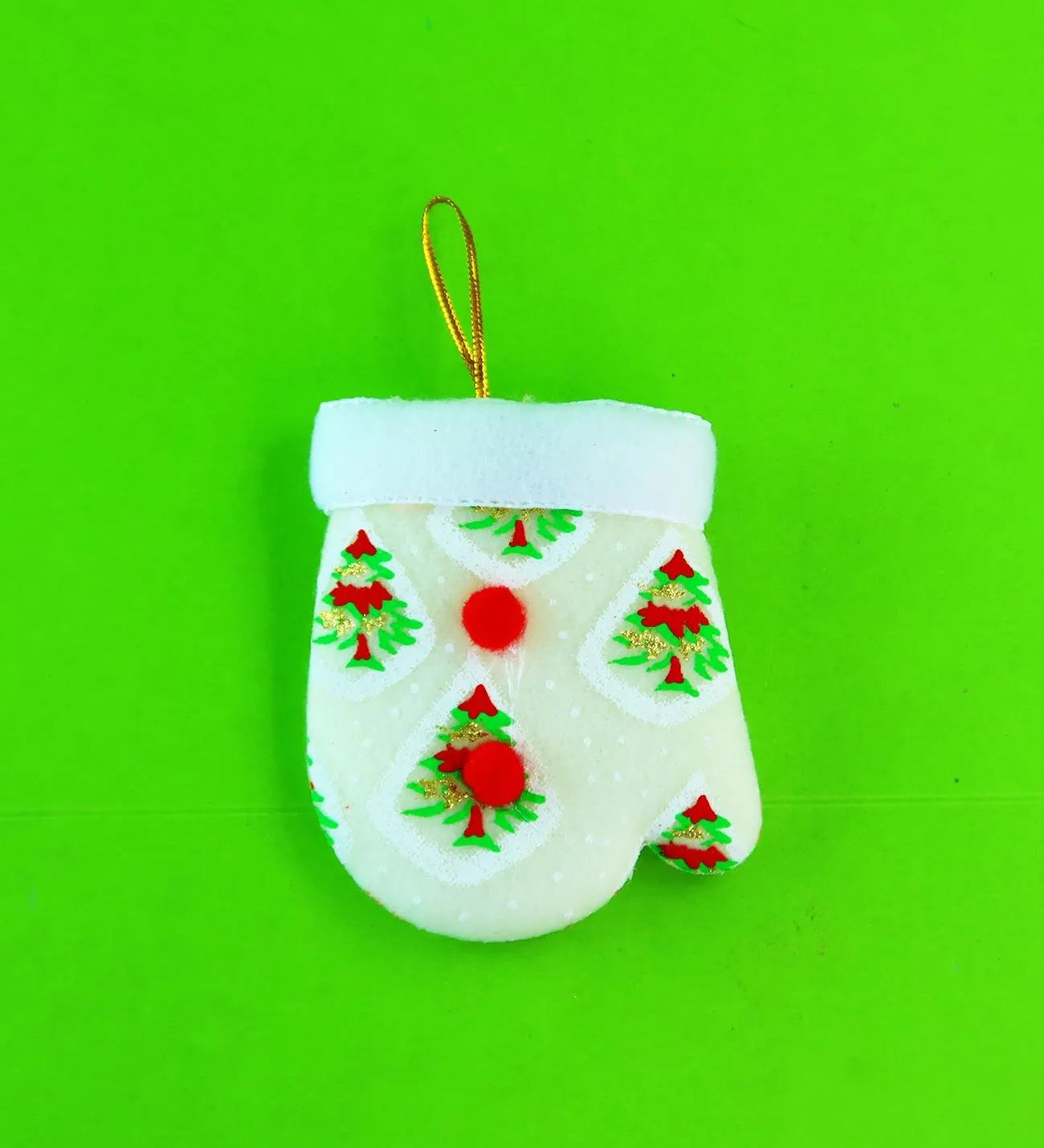 Tekstil Yılbaşı Süsü 8x11 cm