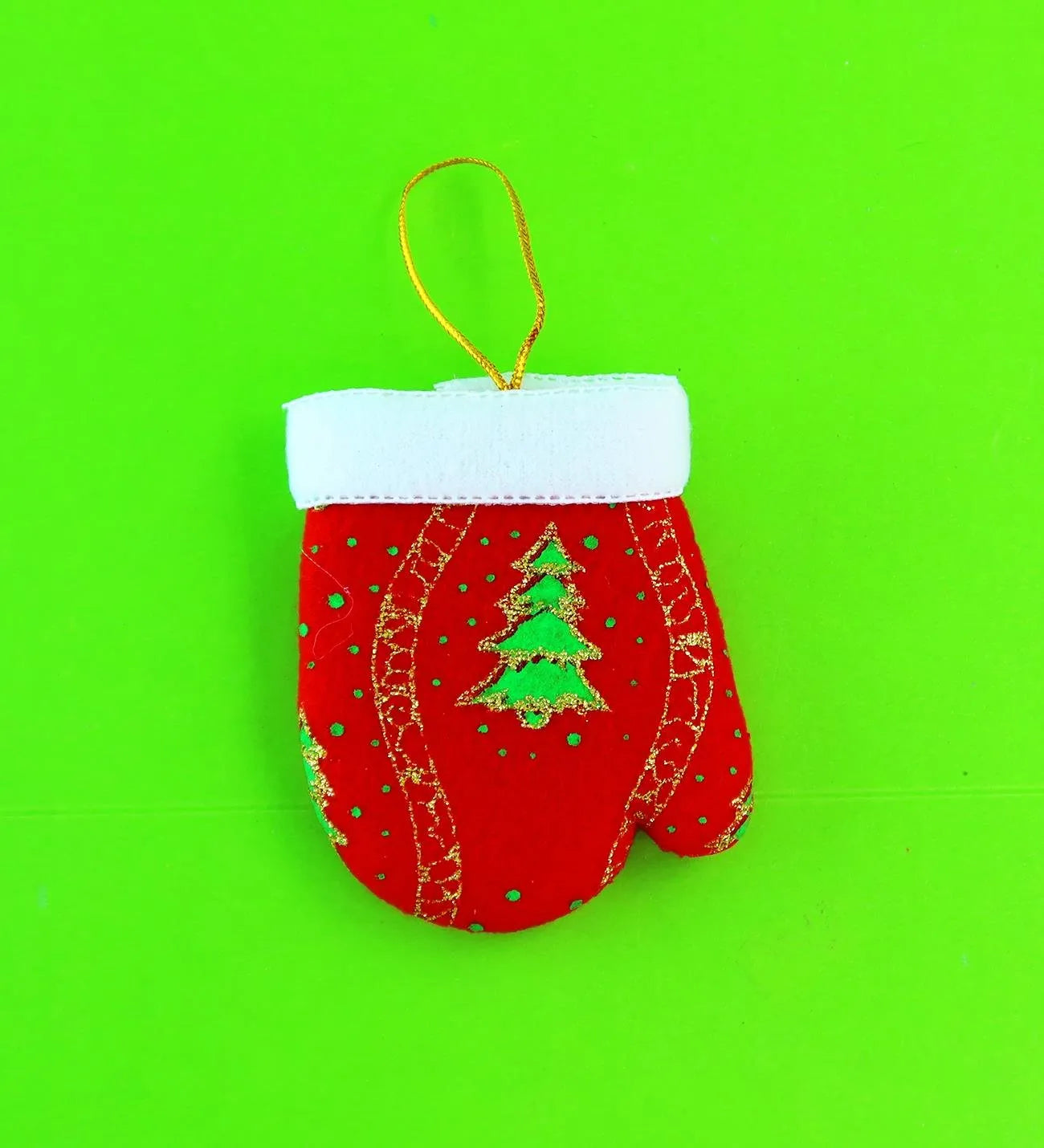 Tekstil Yılbaşı Süsü 8x11 cm