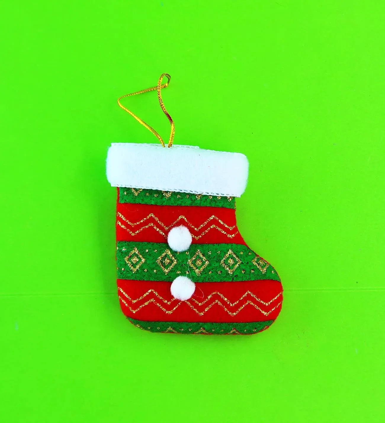 Tekstil Yılbaşı Süsü 8x11 cm