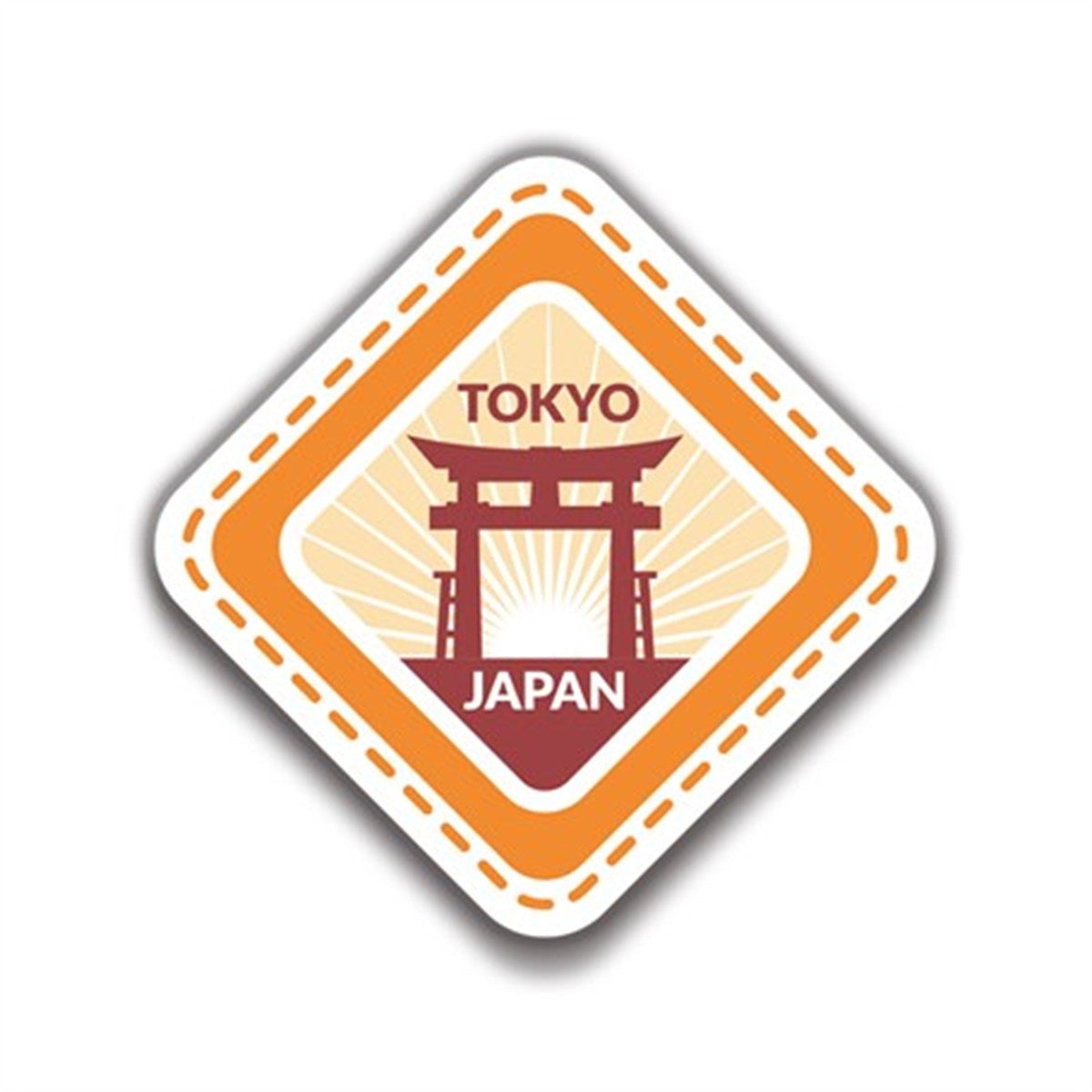 Tokyo 5x5 cm Sticker