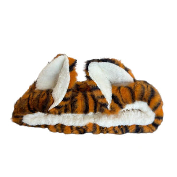 Turuncu Kulaklı Peluş Saç Bandı