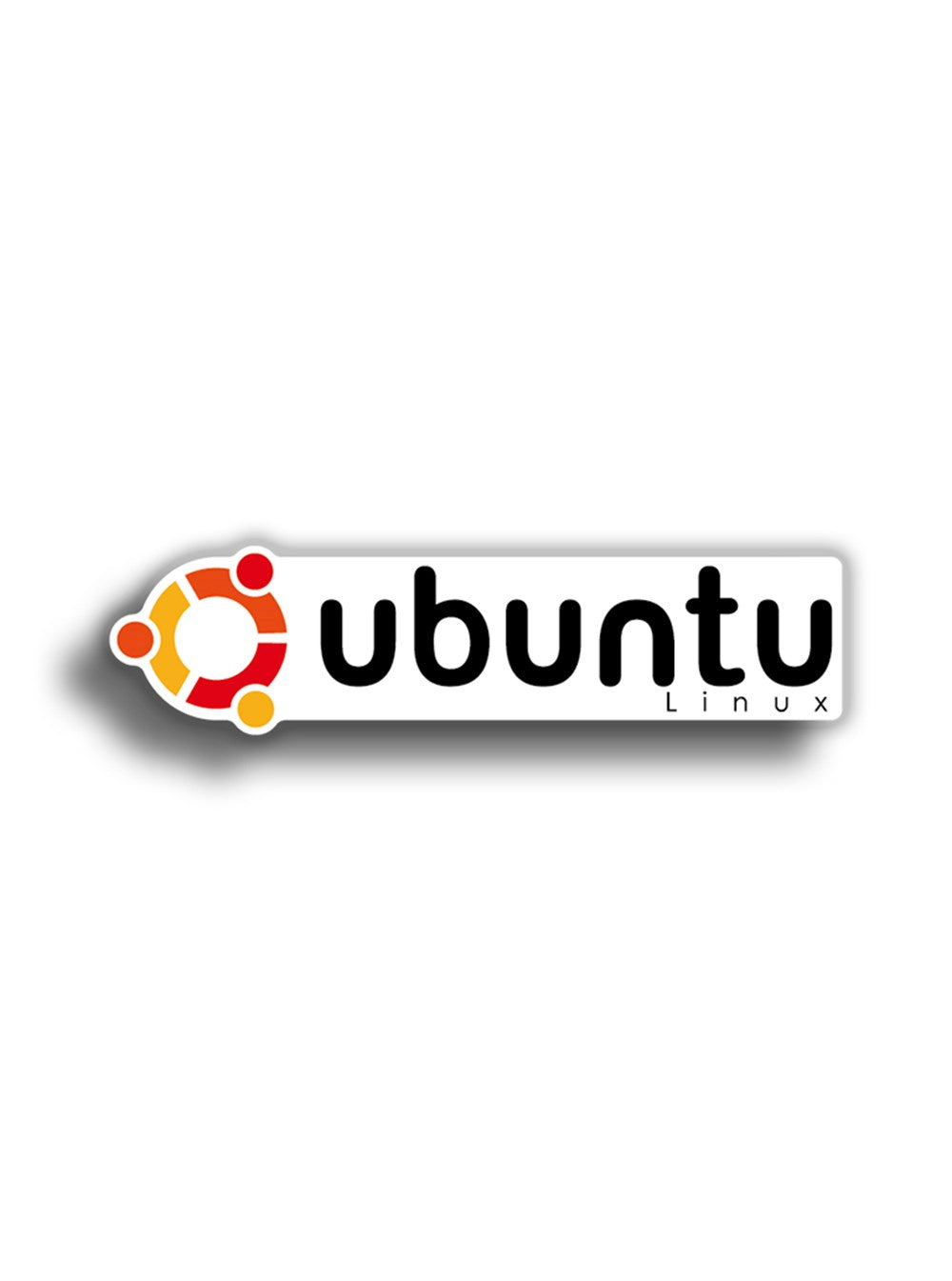 ubuntu 12x3 cm Sticker – Colorres