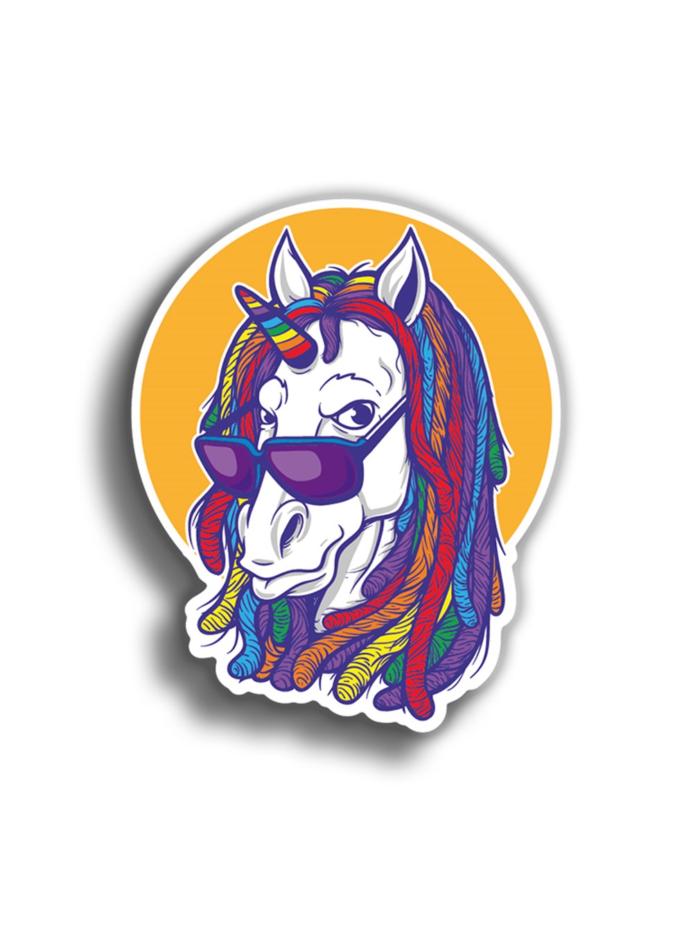 Unicorn 10x8 cm Sticker