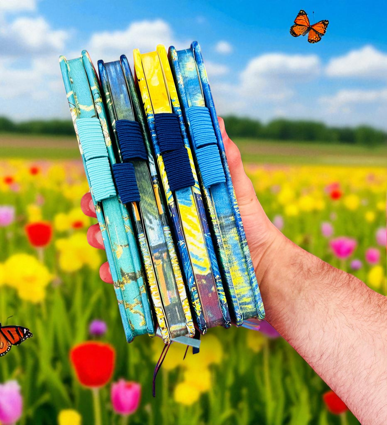 Van Gogh "Almond Blossom" C6 Defter 16x11 Cm