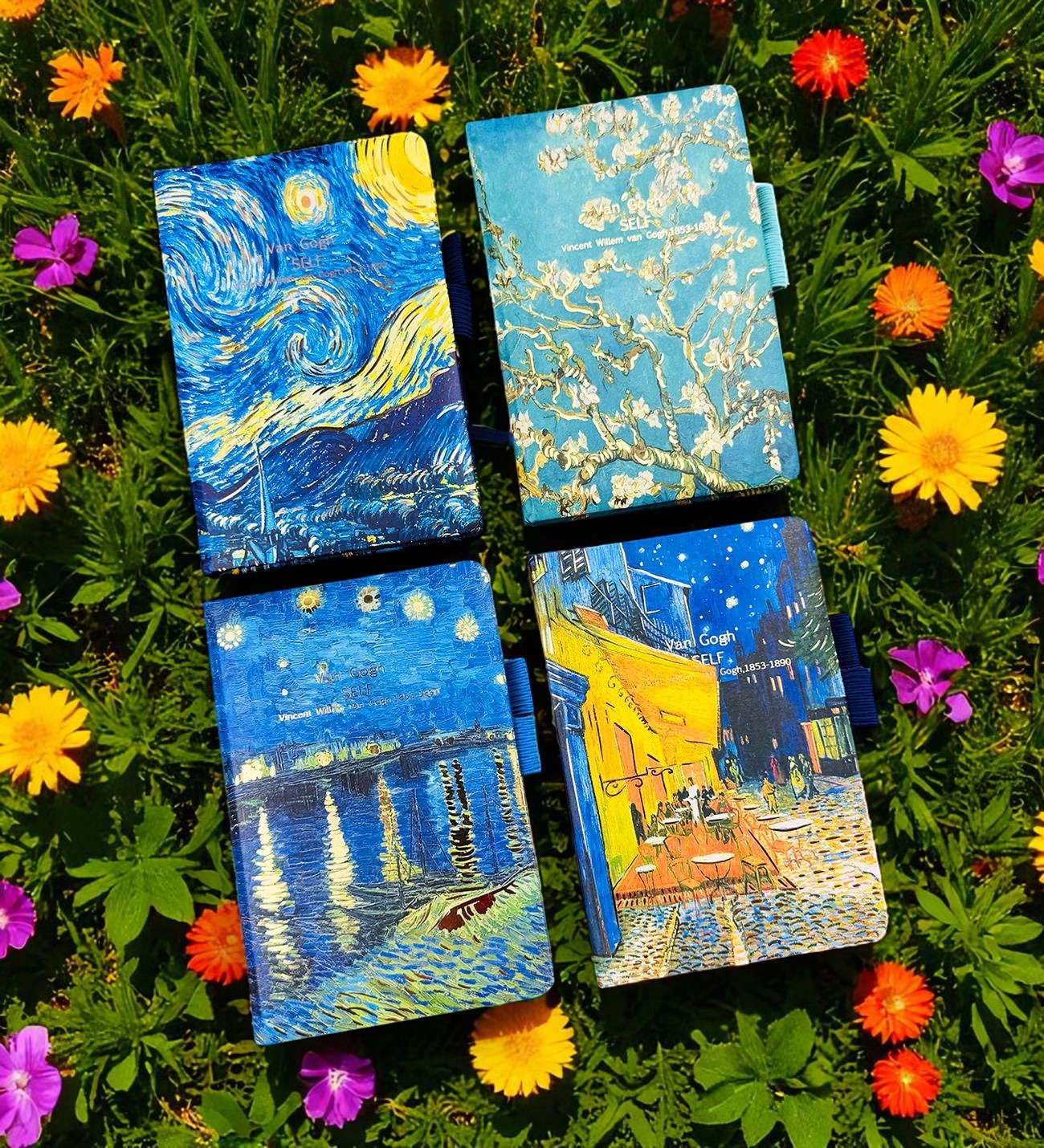 Van Gogh "Almond Blossom" C6 Defter 16x11 Cm