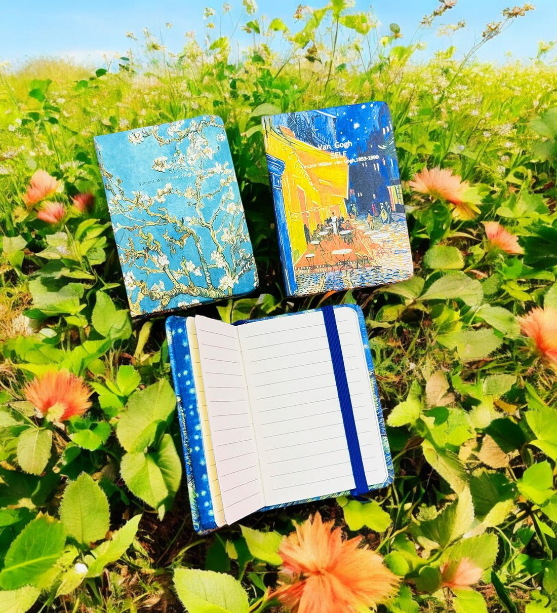 Van Gogh "Starry Night" Lastikli Defter 11x7 Cm