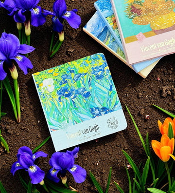 Van Gogh "irises" Defter 13x12 Cm
