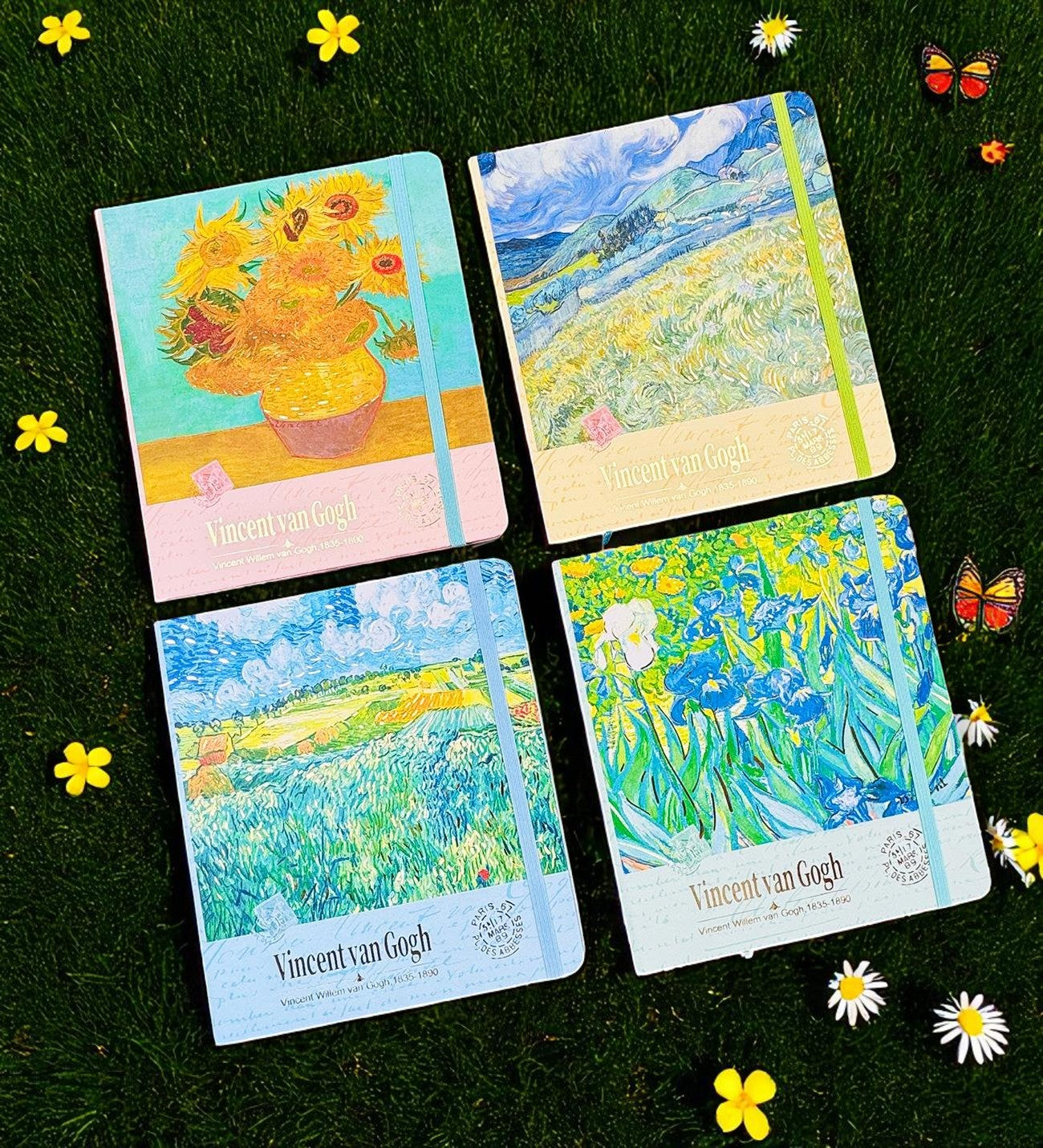 Van Gogh "Plain near Auvers" A5 Defter 19x17 Cm