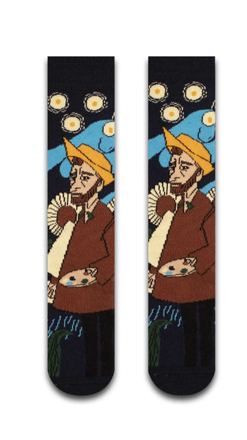 Van Gogh "Tablo" Unisex Çorap