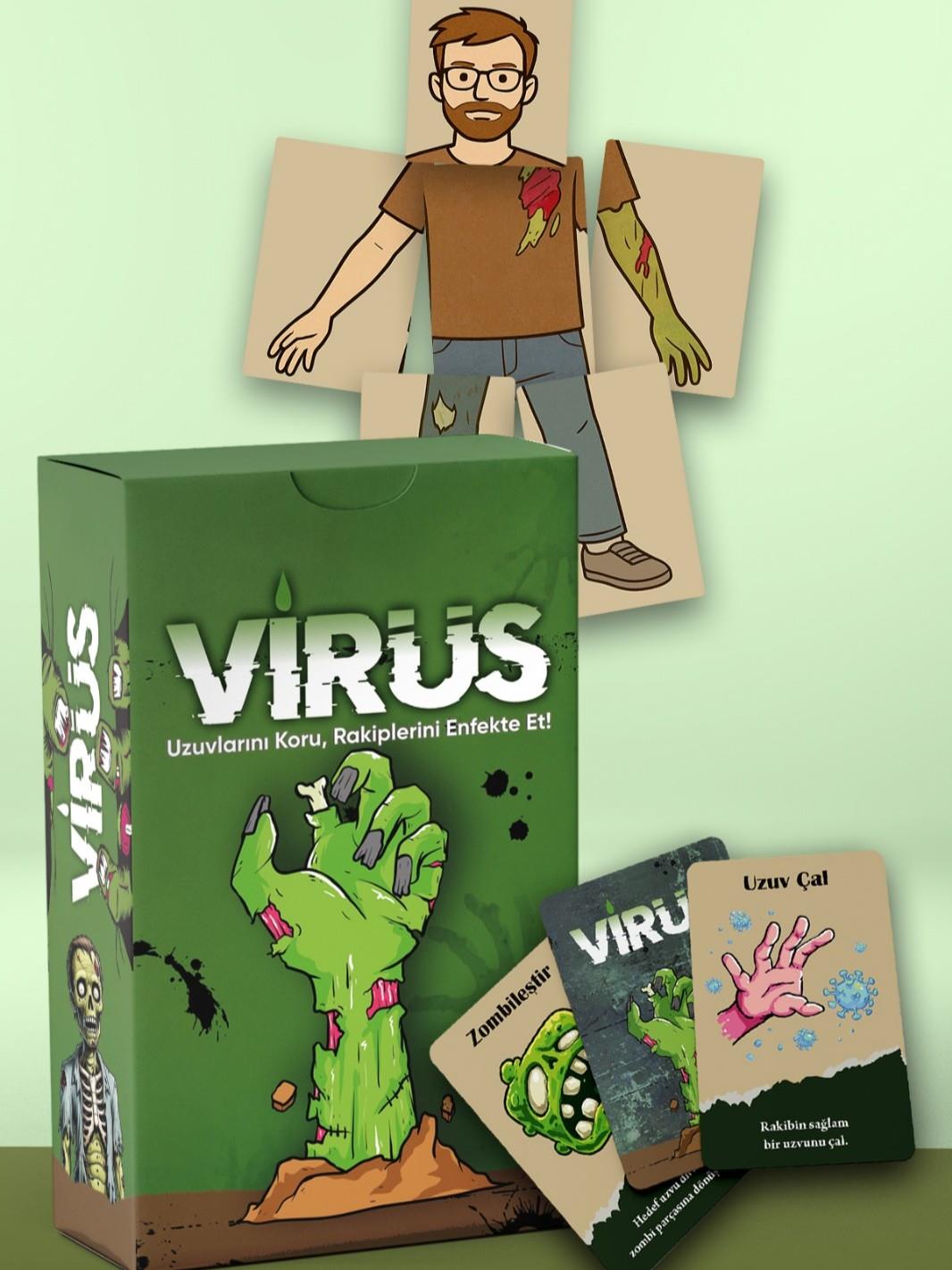 Virüs 80 Kartlı Kart Oyunu