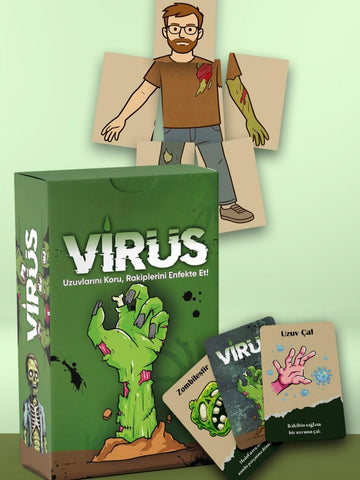 Virüs 80 Kartlı Kart Oyunu
