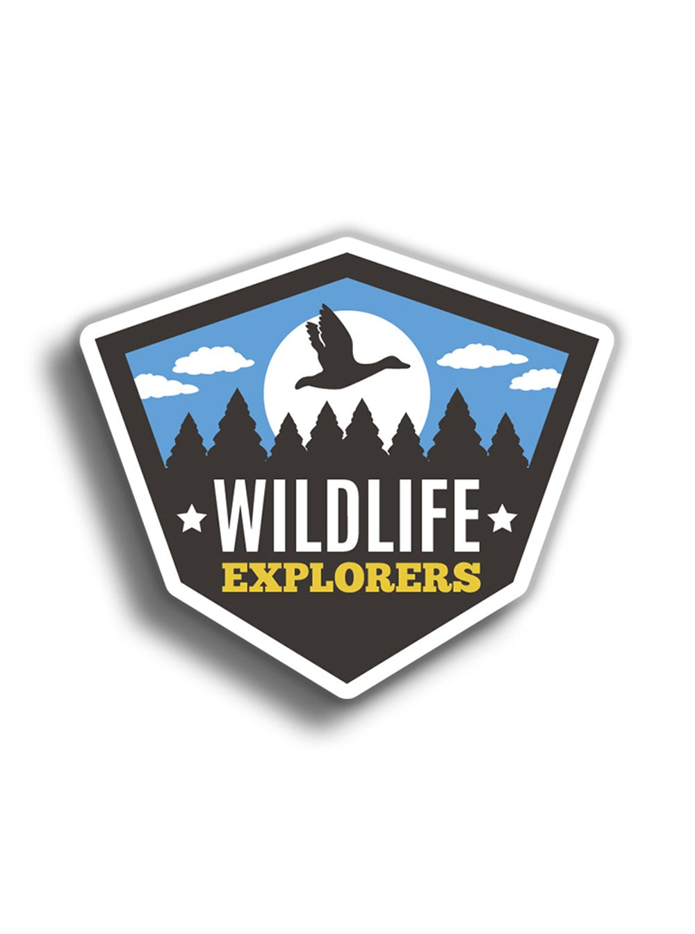 Wildlife Explorers 9x8 cm Sticker