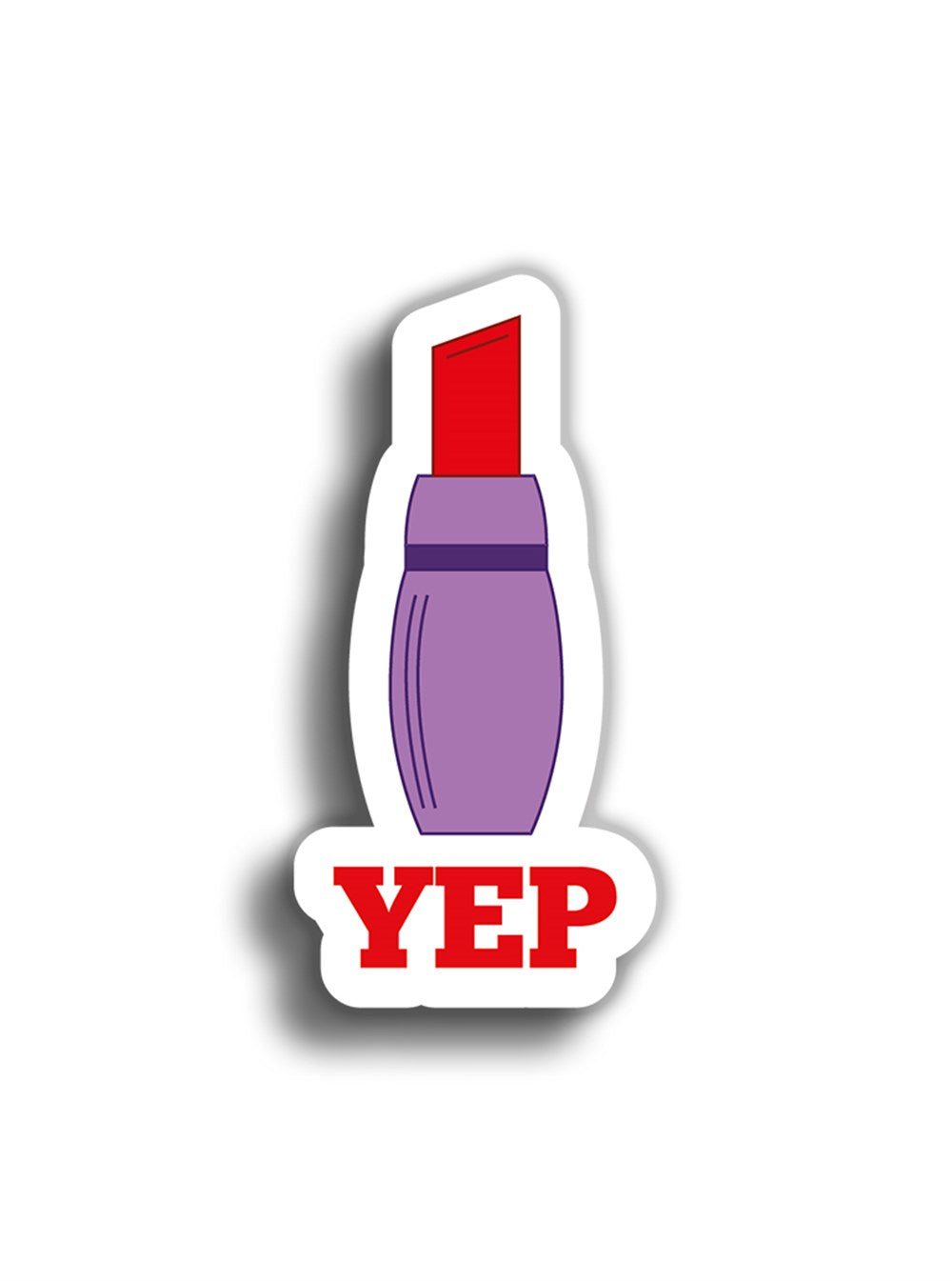 Yep 10x5 cm Sticker