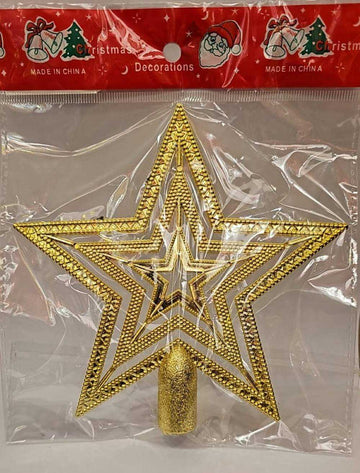 Yılbaşı Ağacı Süsü Çam Tepelik Yıldız 20cm