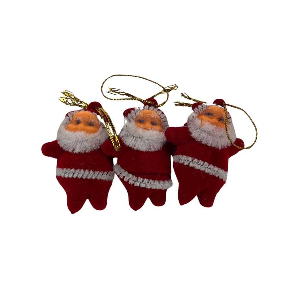 Yılbaşı Noel Baba 3'lü Süs